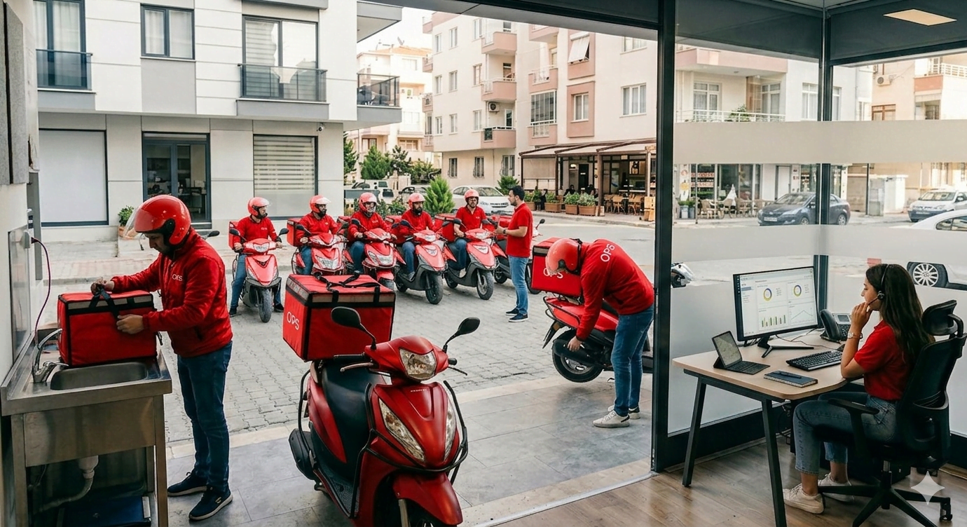 Kurye operasyon merkezi ve lojistik yönetimi — Ortak Paket Servis